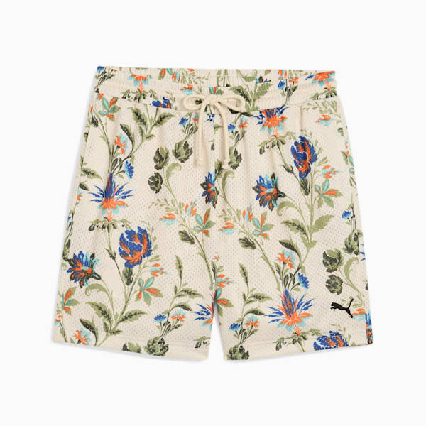 Floral Sport Men's 6" Shorts, Alpine Snow, extralarge
